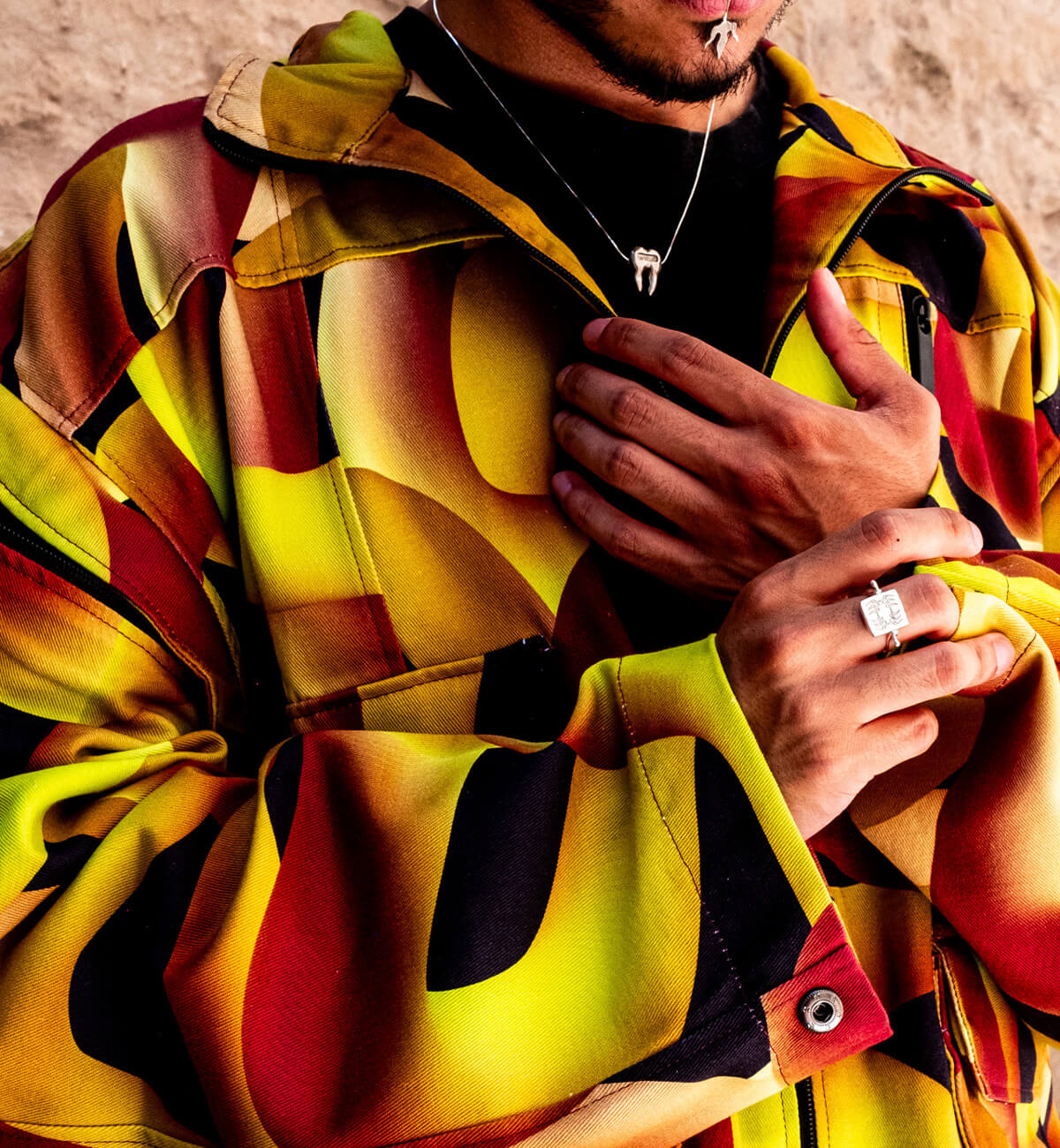 ✴︎ Chaqueta Desarmable Agender / Cc: Caníbal ✴︎ Tripa 3D