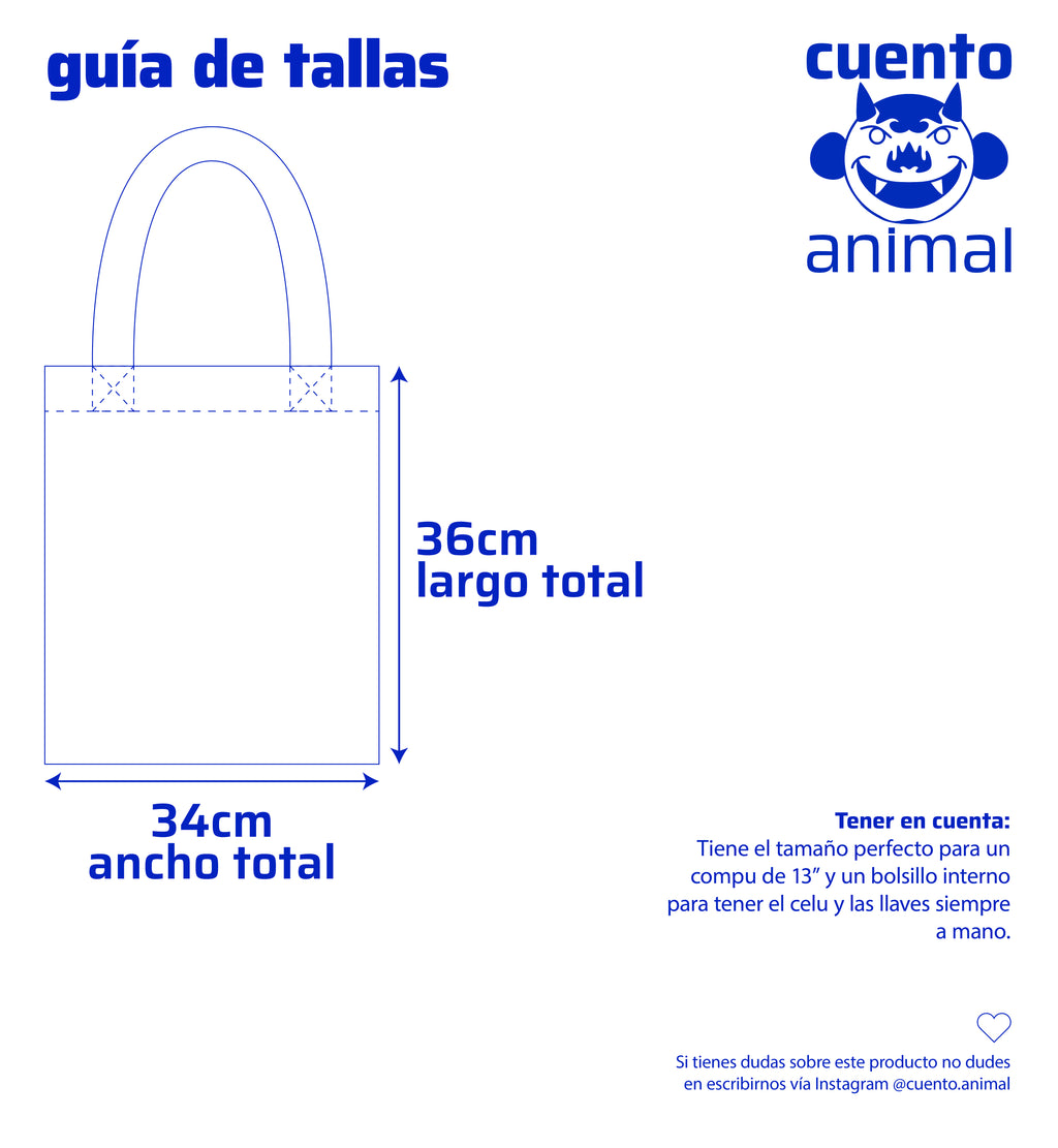 ⋆⁺₊✧ Tote Bag Cuento Animal ✧₊⁺⋆