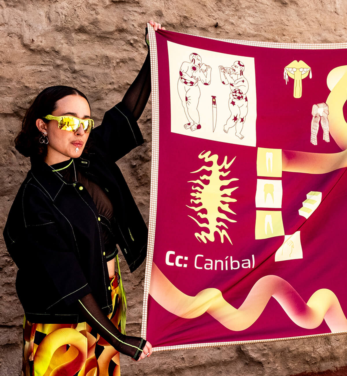 ✴︎ Pañuelo Sol Gigante / Cc: Caníbal ✴︎