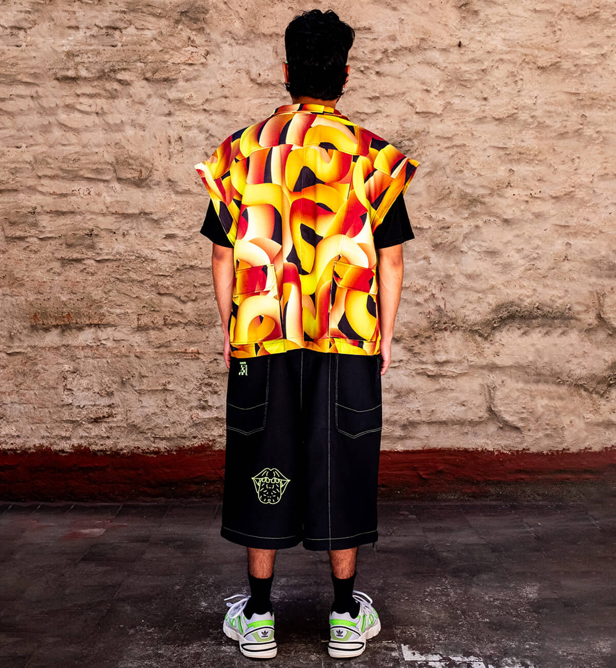 ✴︎ Pantalón Desarmable Agender / Cc: Caníbal ✴︎ Negro Neón