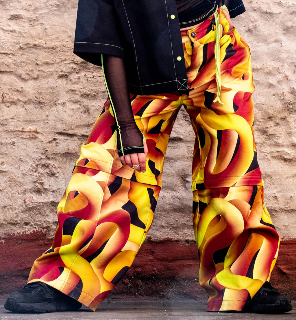 ✴︎ Pantalón Desarmable Agender / Cc: Caníbal ✴︎ Tripa 3D