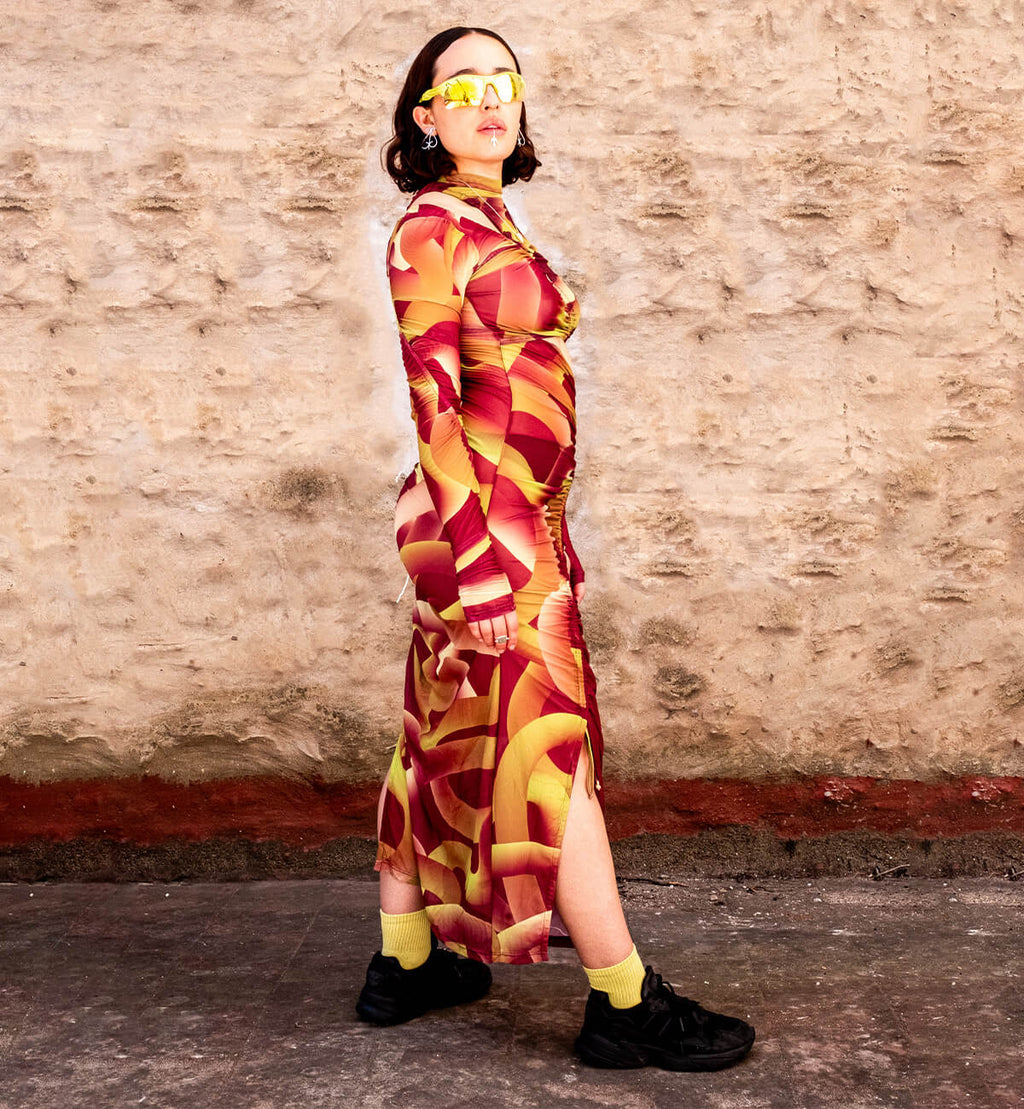 ✴︎ Vestido de Malla Insaciable / Cc: Caníbal ✴︎ Longitud Ajustable ✴︎