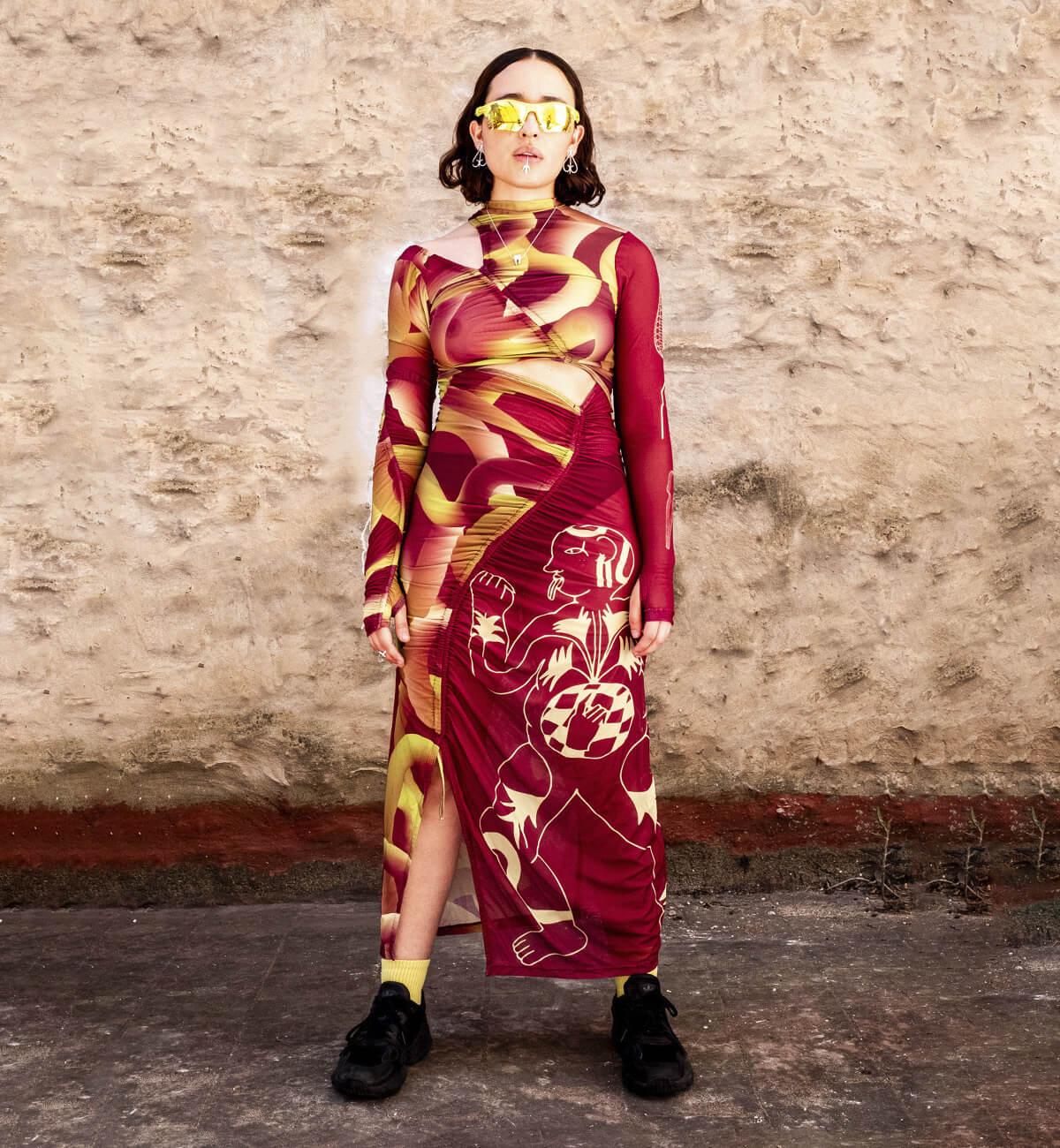 ✴︎ Vestido de Malla Insaciable / Cc: Caníbal ✴︎ Longitud Ajustable ✴︎