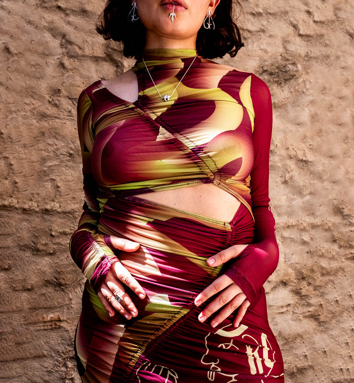 ✴︎ Vestido de Malla Insaciable / Cc: Caníbal ✴︎ Longitud Ajustable ✴︎